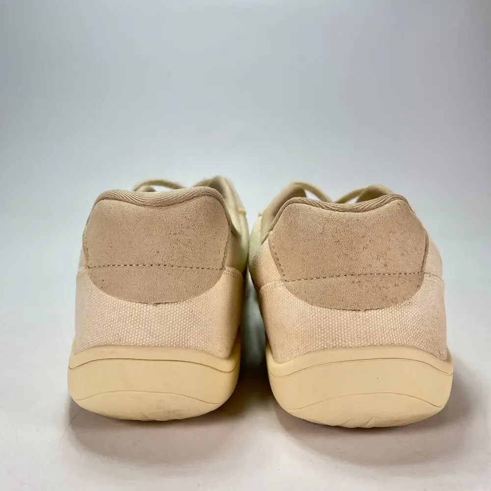 WHITIN Beige Canvas Casual Minimalist Barefoot Shoes W882 Men's Sz US 13 EU 46